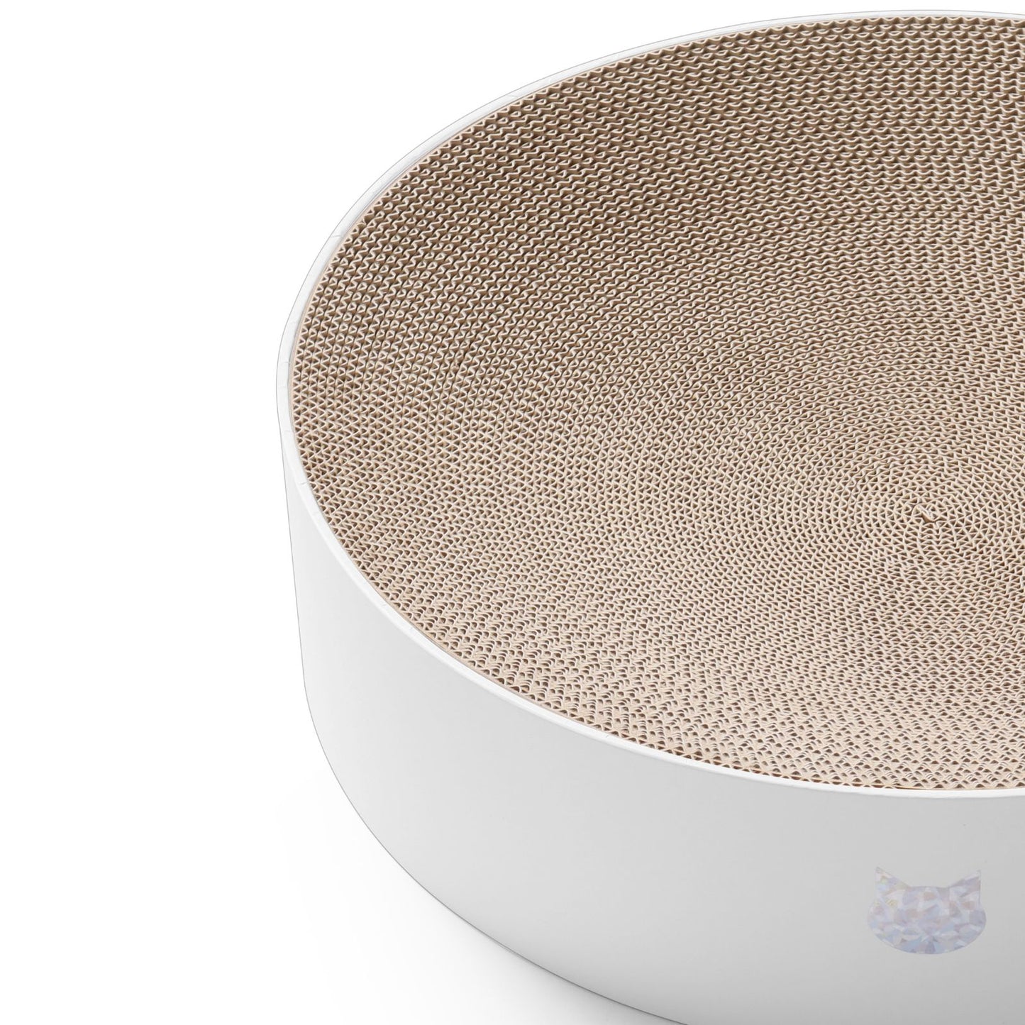 Cozy Cat Scratcher Bowl XL (Hologram White)