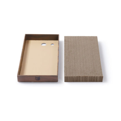 Premium High-density Cat Scratcher (Dark Cherry)