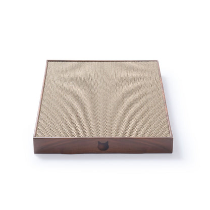 Premium High-density Cat Scratcher Wide (Dark Cherry)