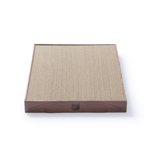 Premium High-density Cat Scratcher Wide (Dark Cherry)