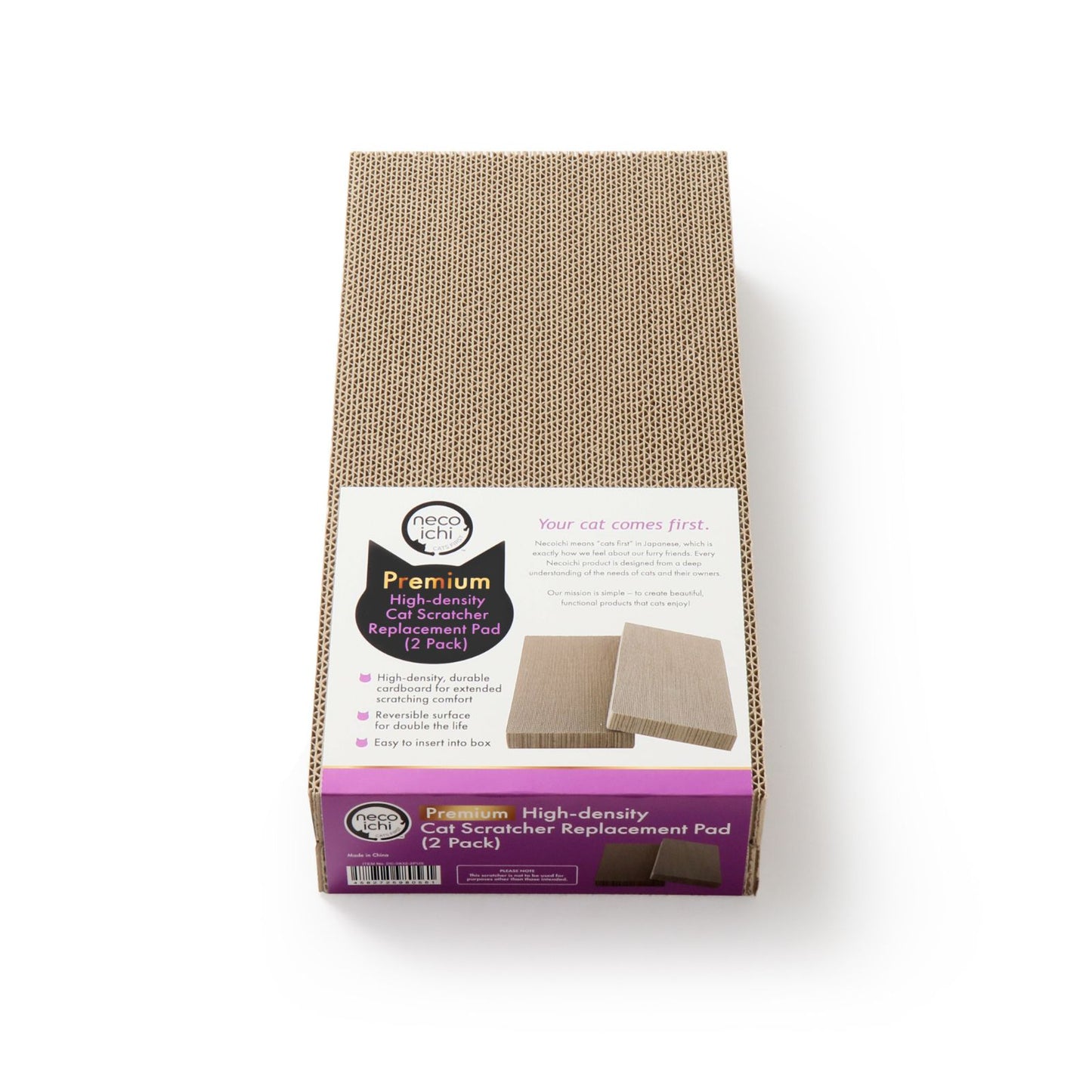 Premium High-density Cat Scratcher Replacement Pad (2 Pack)