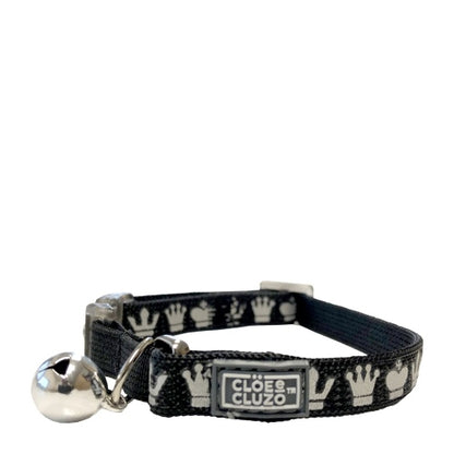 Cloe e Cluzo Reflective Print Adjustable Cat Collar