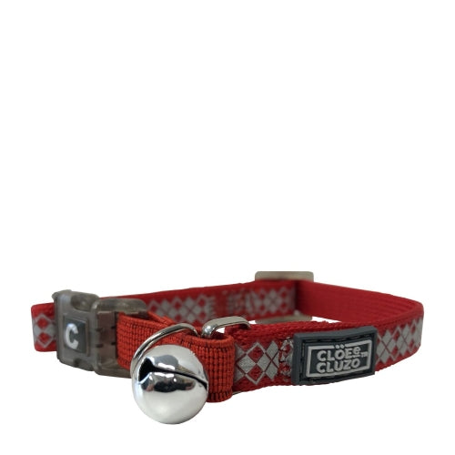Cloe e Cluzo Reflective Print Adjustable Cat Collar