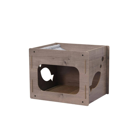 PetPals Contemporary Minimalist Design Cat House, Matches Your Home Decor - Jodie, Medium