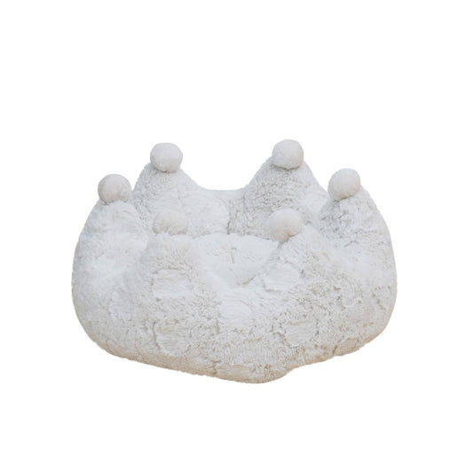 PetPals Anxiety Calming Cat Bed, Installed into Cat Tree, Crown Shaped & Washable Kitten Bed - Rose Crown