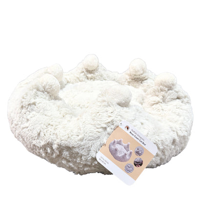 PetPals Anxiety Calming Cat Bed, Installed into Cat Tree, Crown Shaped & Washable Kitten Bed - Rose Crown