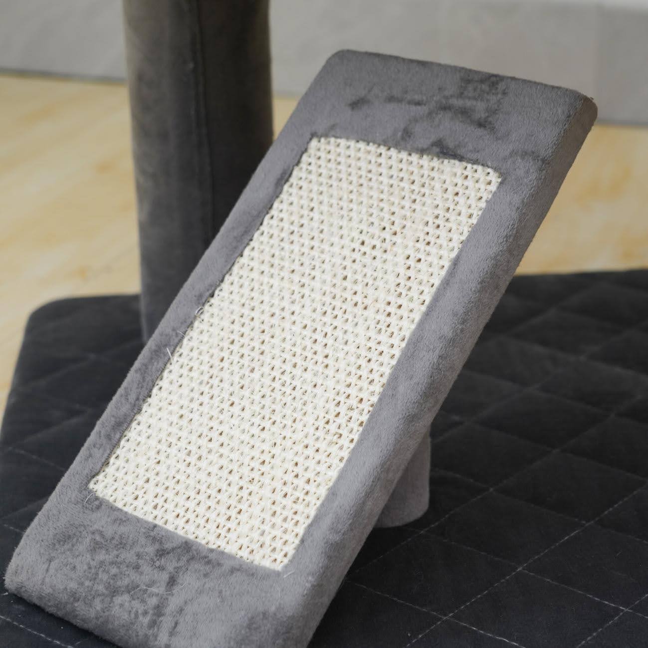 Catry Yara 5 Level Large Cat Tree With Linen Condo