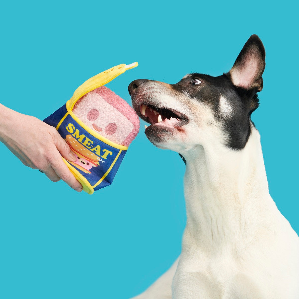 BARK Canned SMEAT Plush Dog Toy XS/S
