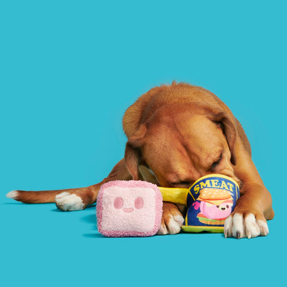 BARK Canned SMEAT Plush Dog Toy XS/S