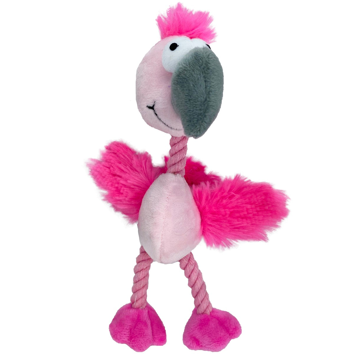 Multipet Mini Bird Brain Plush Dog Toy Assorted Animals 8"