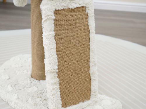 PetPals Minimalistic Fished Shaped Cat Perch - 28"H, 2 Level, Medium, Space Needle