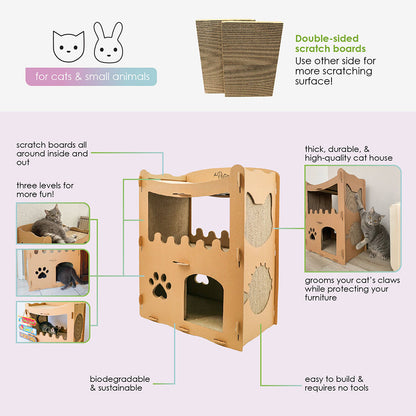 Feline Penthouse Cat House