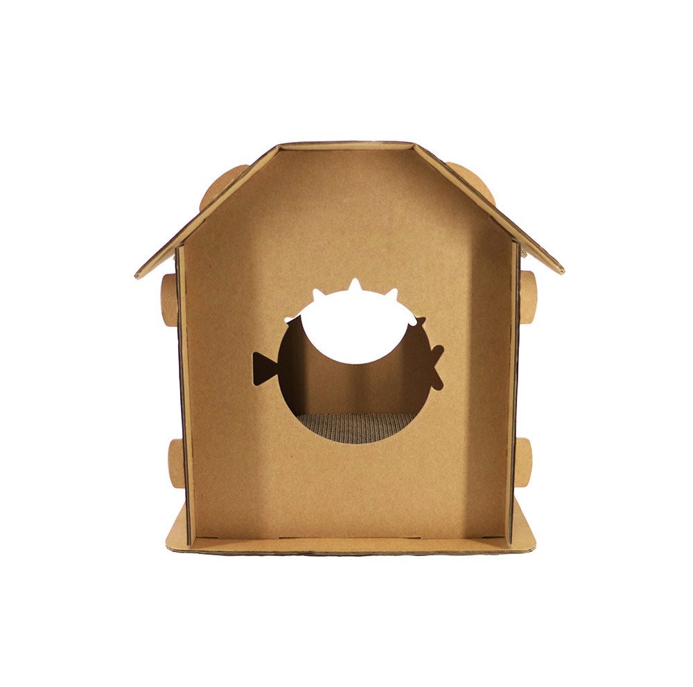 Scratch Pad Cat House