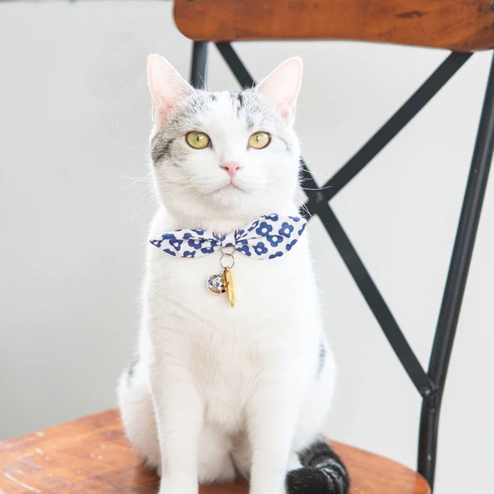 Touchcat  Miss-Daisy Designer Cat Collar - Navy
