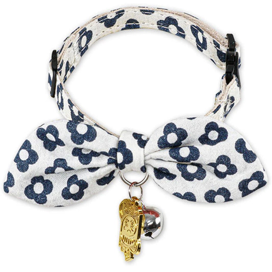 Touchcat  Miss-Daisy Designer Cat Collar - Navy