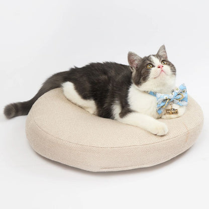 Touchcat  Floral Patterned Designer Cat Collar - Blue