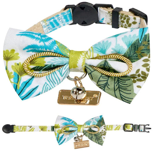 Touchcat  Tropical Patterned Designer Cat Collar
