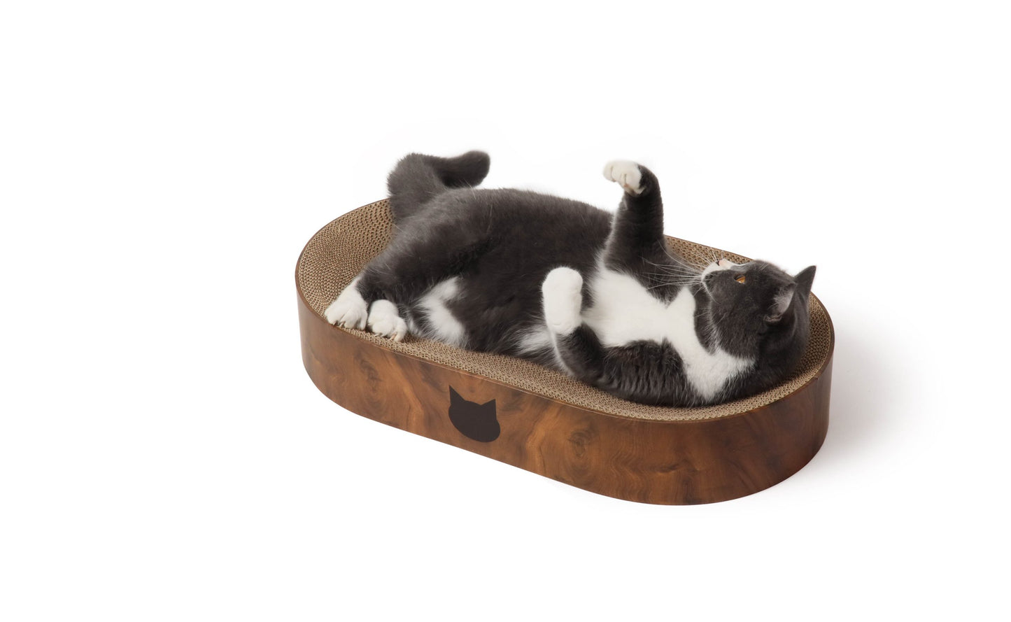 Cozy Cat Scratcher Bowl Capsule (Dark Cherry)