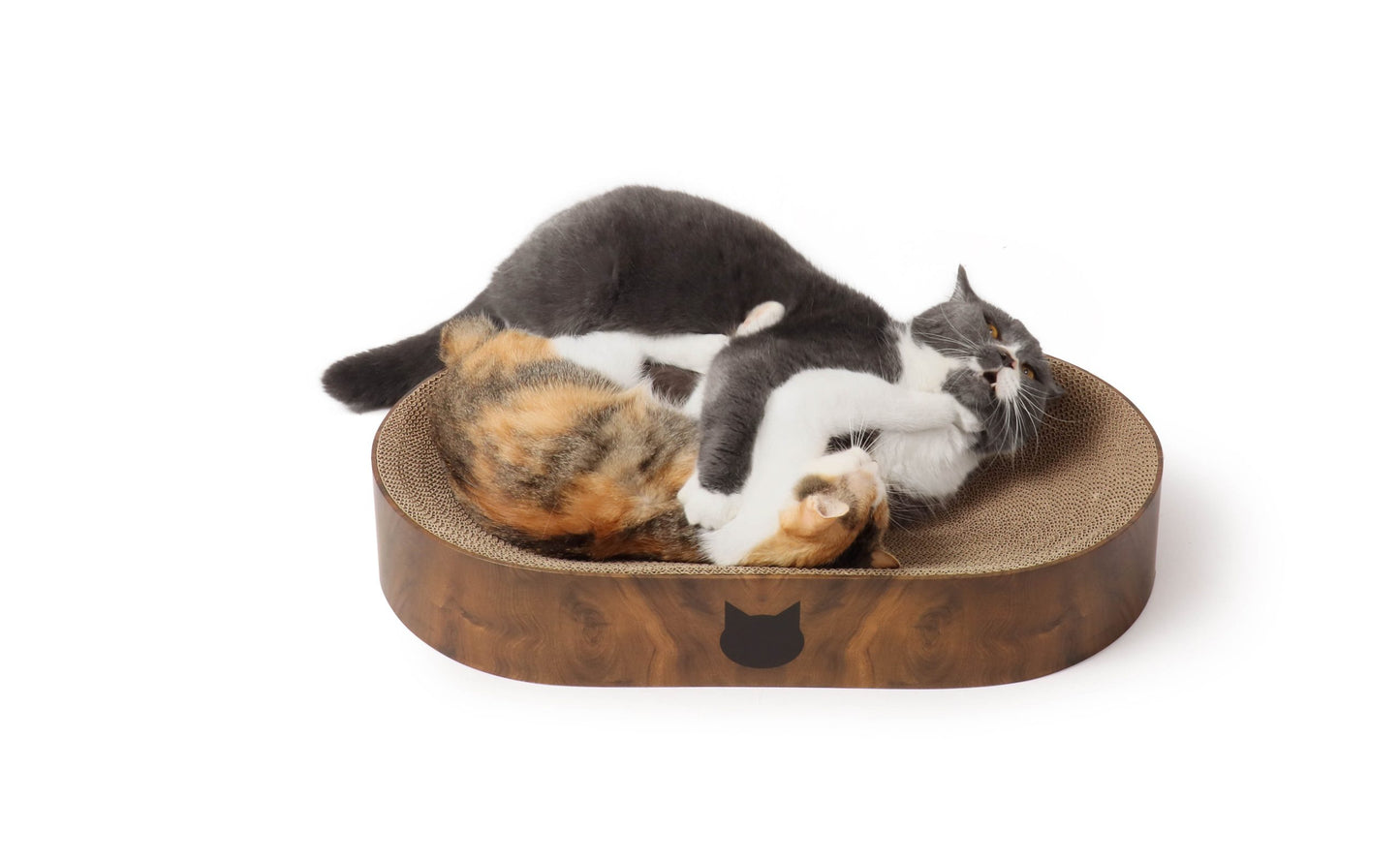 Cozy Cat Scratcher Bowl Capsule (Dark Cherry)