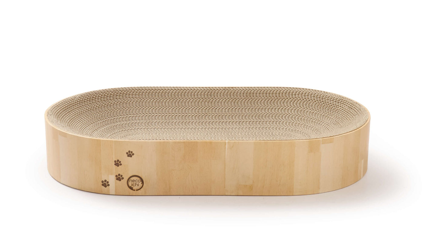 Cozy Cat Scratcher Bowl Capsule (Oak)