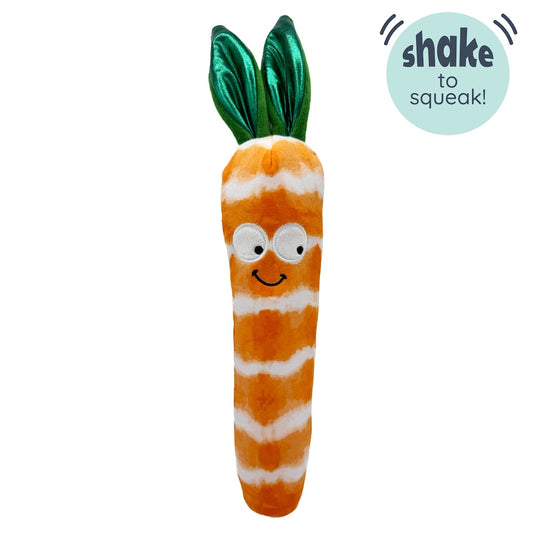 Fetchies Sweet Carrot Dog Toy