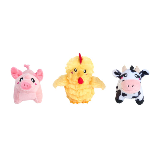 Miniz 3-Pack - Barnyard Friends