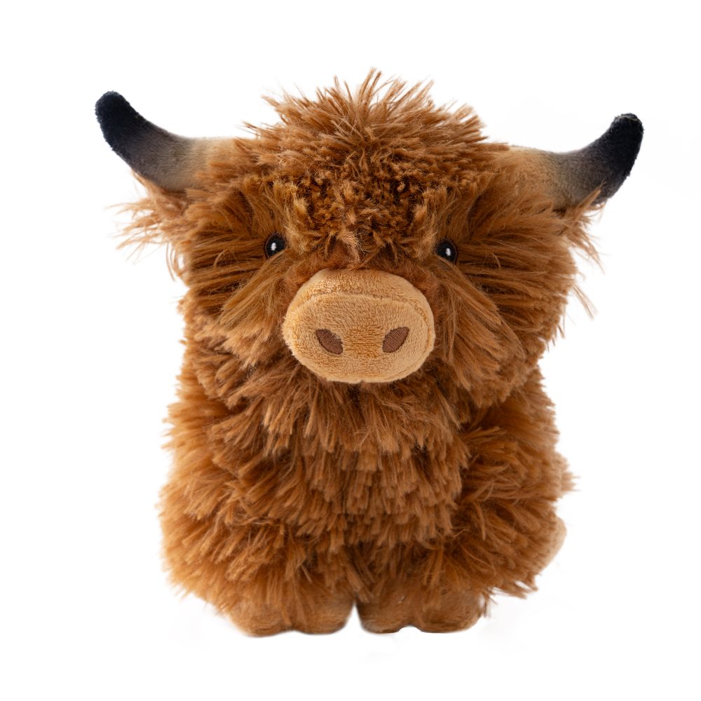 Tall Tails Highland Cow Plush Dog Toy