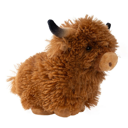 Tall Tails Highland Cow Plush Dog Toy