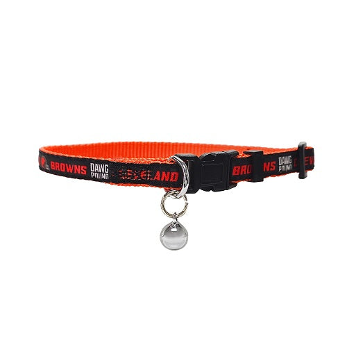 CLEVELAND BROWNS SATIN CAT COLLAR