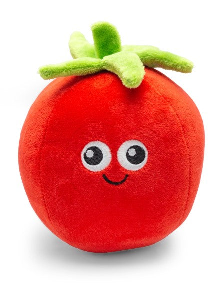 ThoozyPet Tomato Plush Dog Toy 5.5"
