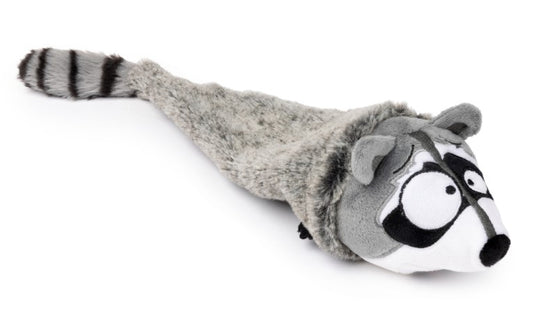 FuzzYard Run Along Raccoon Plush Dog Toy