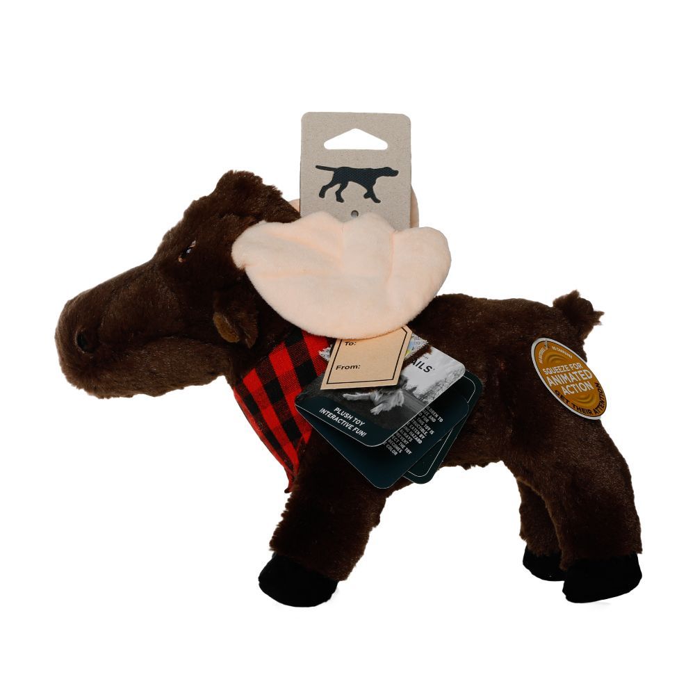 Tall Tails Animated Moose Plush Dog Toy