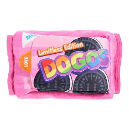 BARK Rainbow Dogo Dunkers Plush Dog Toy