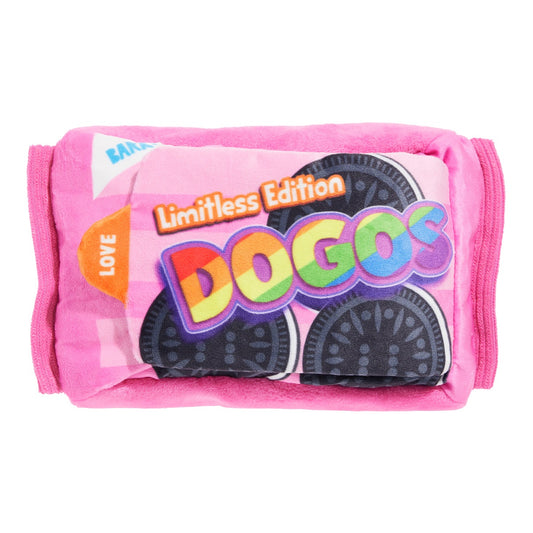 BARK Rainbow Dogo Dunkers Plush Dog Toy