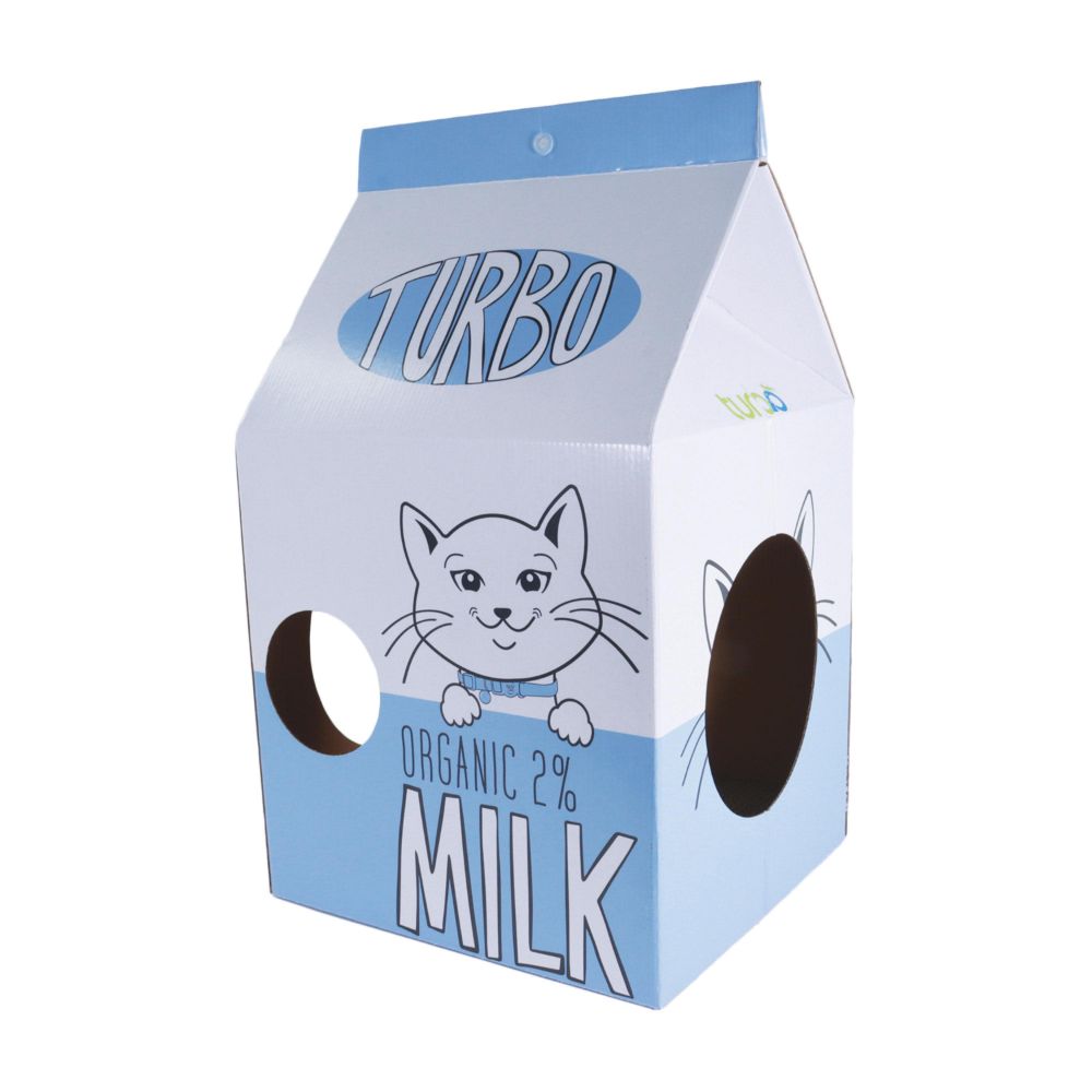Turbo by Coastal Milk Carton Cat Scratcher
