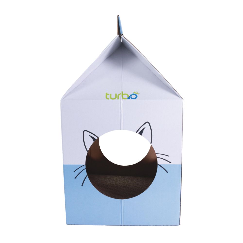 Turbo by Coastal Milk Carton Cat Scratcher