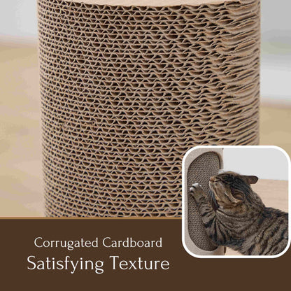 PetPals 6.5" Tall Cardboard Scratcher Set - Cardboard Scratcher 2-pack