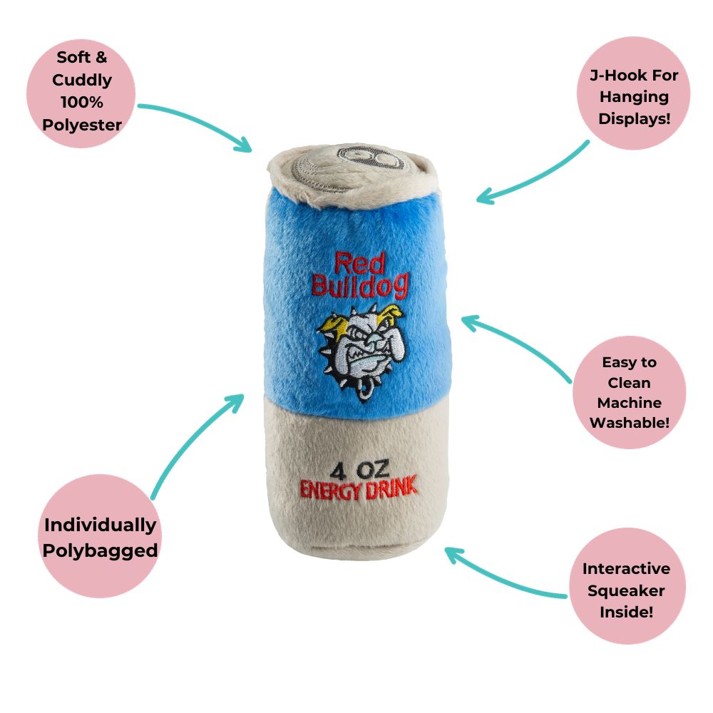Red Bull Dog - Plush Toy by Haute Diggity Dog