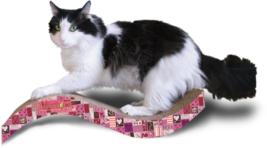 Scratch 'n Shapes Valentine Medium Purrfect Stretch Scratcher