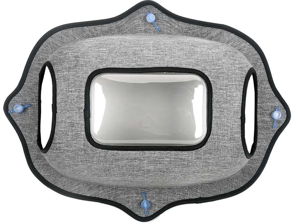 Pet Life'Purr-view' See-through Suction Cup Kitty Cat Lounger and Bed