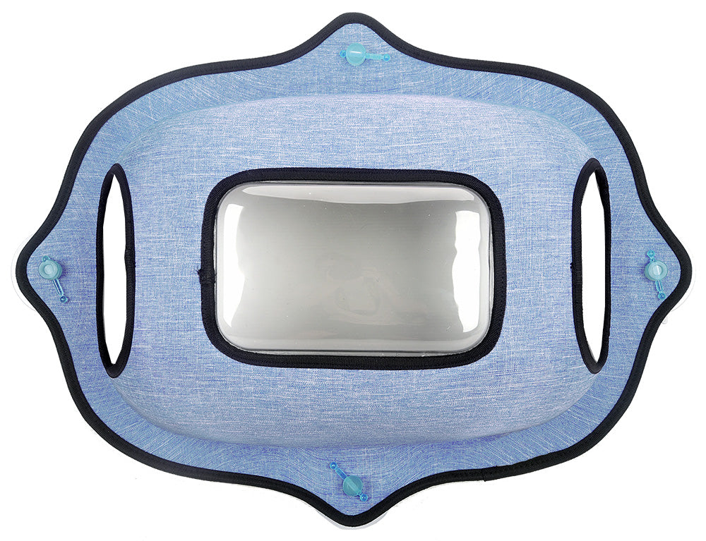 Pet Life'Purr-view' See-through Suction Cup Kitty Cat Lounger and Bed