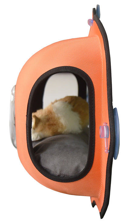 Pet Life'Purr-view' See-through Suction Cup Kitty Cat Lounger and Bed
