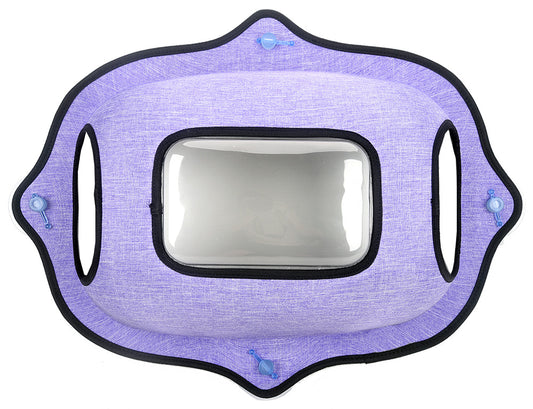Pet Life'Purr-view' See-through Suction Cup Kitty Cat Lounger and Bed