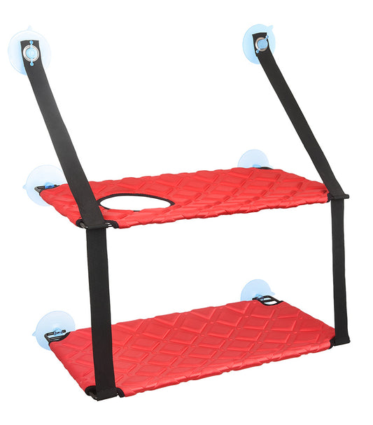 Pet Life 'Cat Laze'  Suction Cupped Dual-Leveled Kitty Cat Lounger