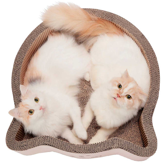 Cat-headed Scratcher Bed (Birch) - Large
