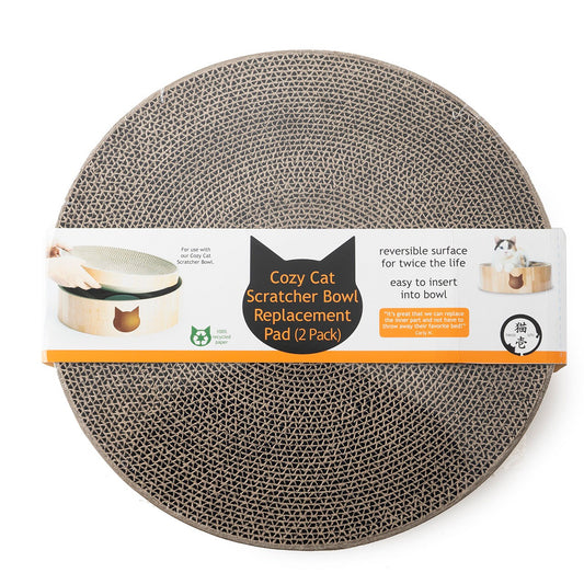Cozy Cat Scratcher Bowl Replacement Pad (2 pack)