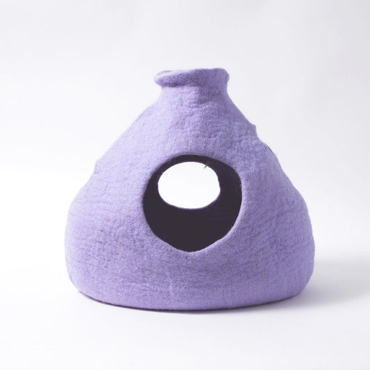 Wool Pet Cave, Purr-a-Boo, Purple