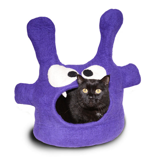 Wool Pet Cave, Monster, Purple