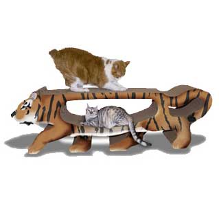 Scratch 'n Shapes GIANT Tiger Scratcher