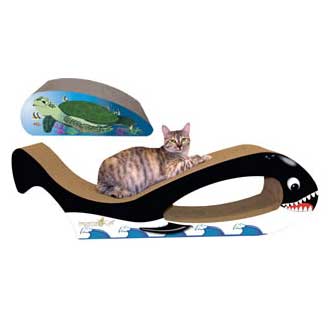 Scratch 'n Shapes GIANT Whale (2-in-1) Scratcher